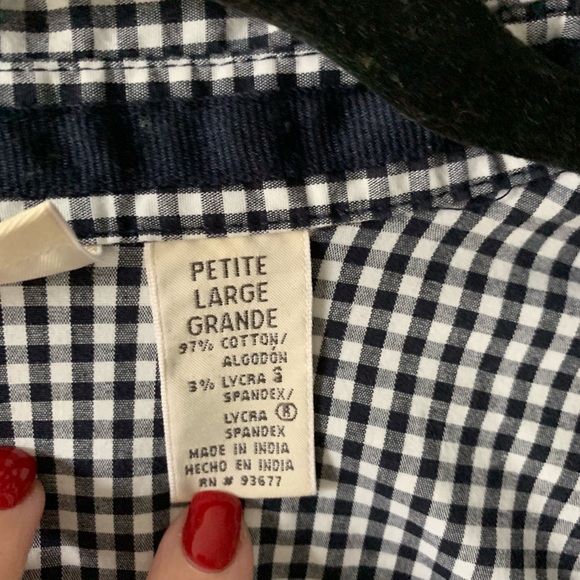 PL b/w checked short sleeve Button up shirt - Picture 3 of 6